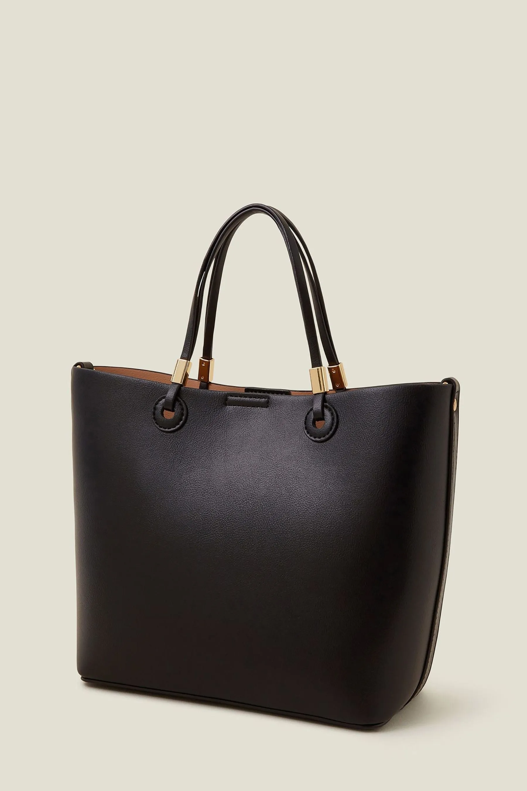 Accessorize - Borsa a mano con dettagli in metallo