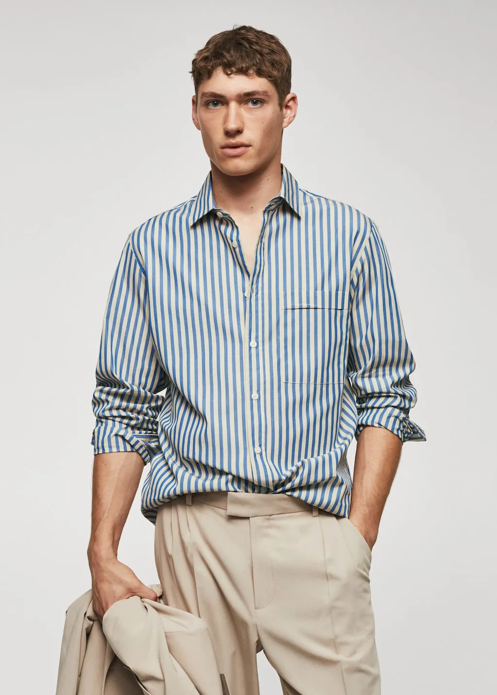 Camicia a righe Kodak 100% cotone