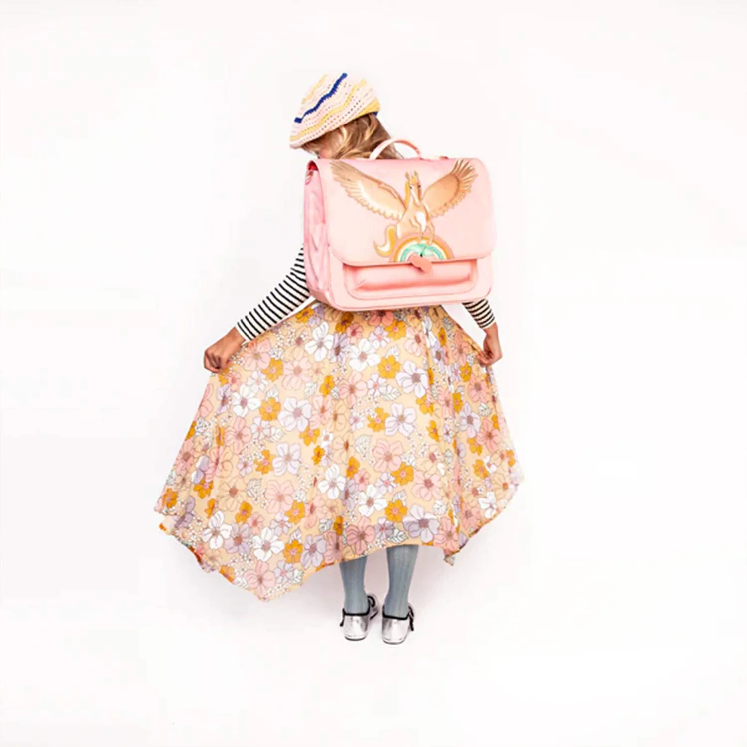 Cartella Pegasus Midi Rosa Bambina