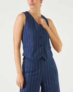 Gilet Luigi Manchester 25.10 di colore blu