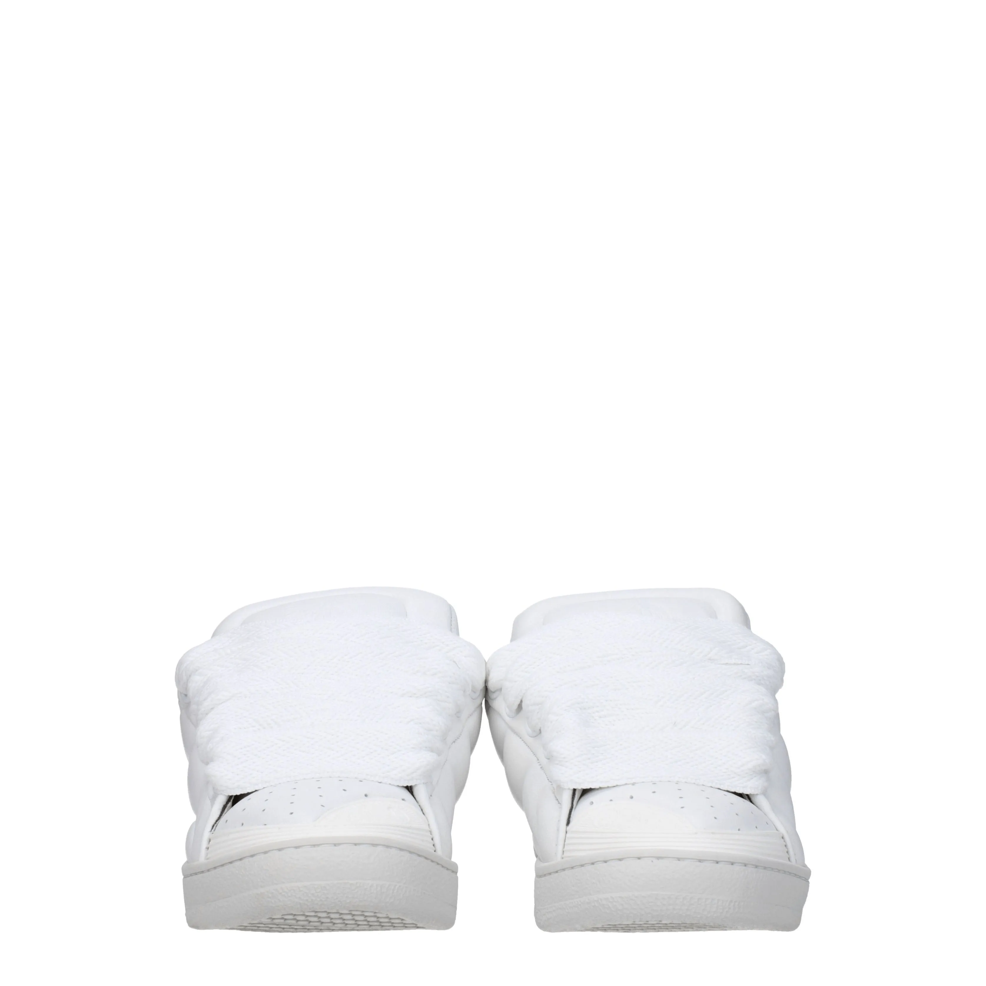 Lanvin Sneakers Curb xl Uomo Pelle Bianco