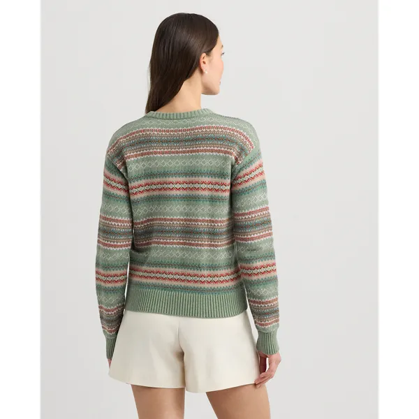 Maglia Fair Isle in misto cotone