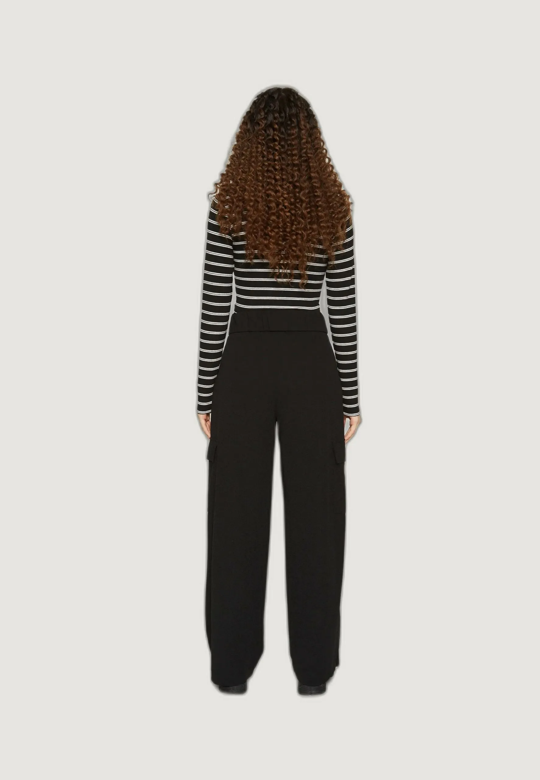 Pantaloni Jacqueline De Yong DYGEGGO LIFE POCKET PANT JRS NOOS Nero