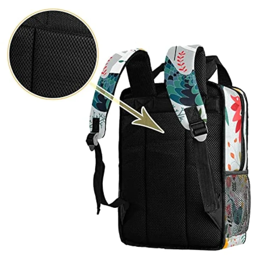 suojapuku Zaino casual per uomo e donna Zaino classico di base,sirena gatto blu dolce colorato,Zaino universitario piccolo zaine