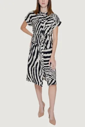Vestito midi Jacqueline de Yong jdycamille s/s wvn Beige chiaro