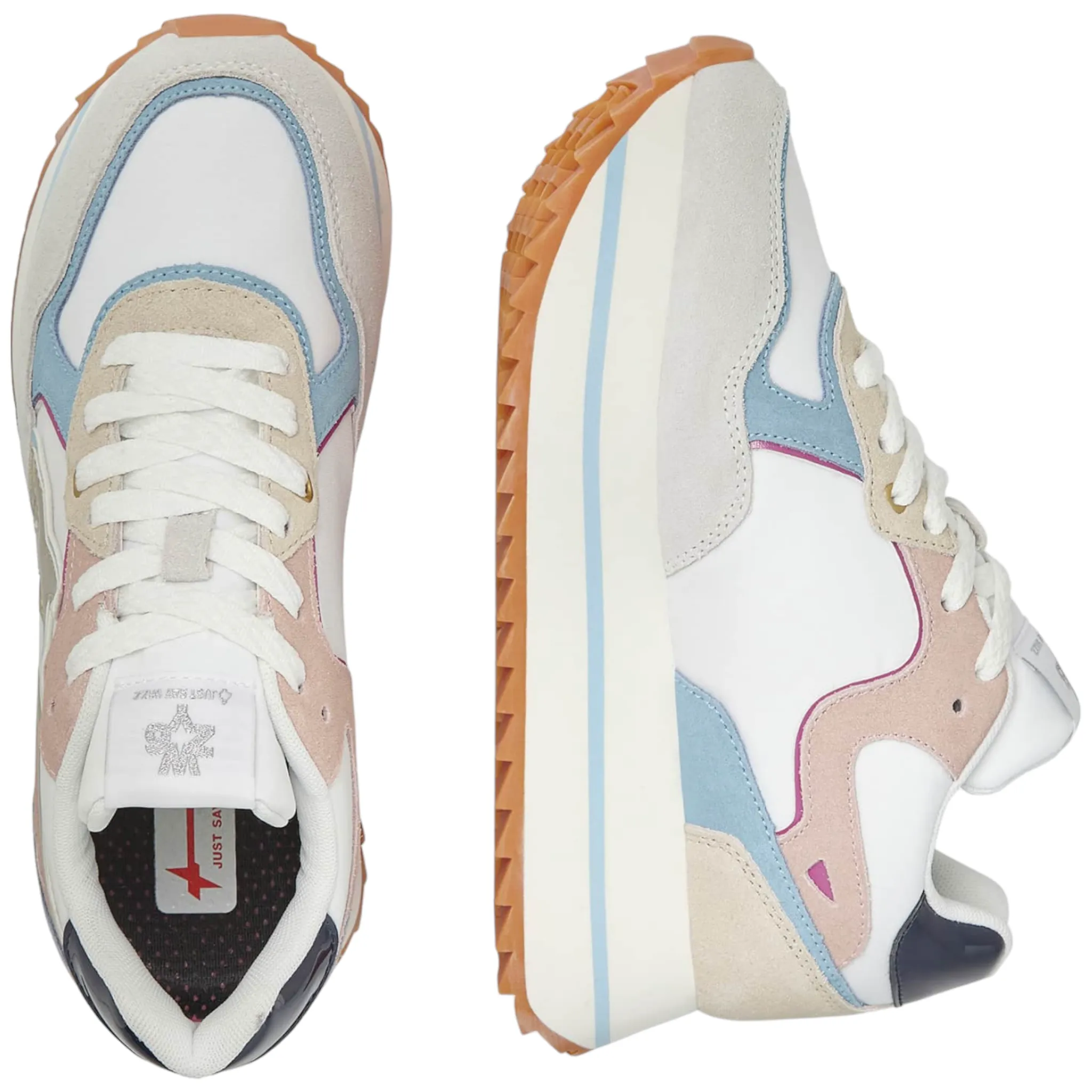 W6YZ sneakers in tessuto tecnico e suede Deva donna